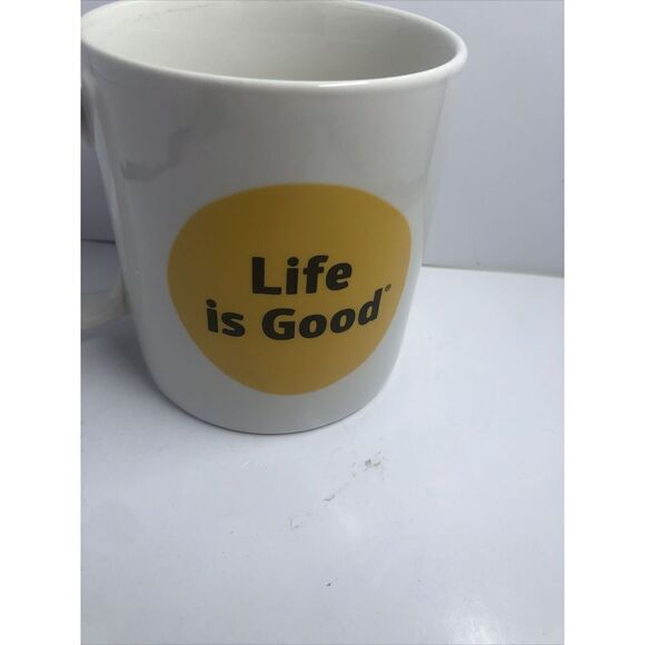 Life is Good Coffee Cup Mug  Do What You Love Love What you do 2 Sided - Picture 2 of 12